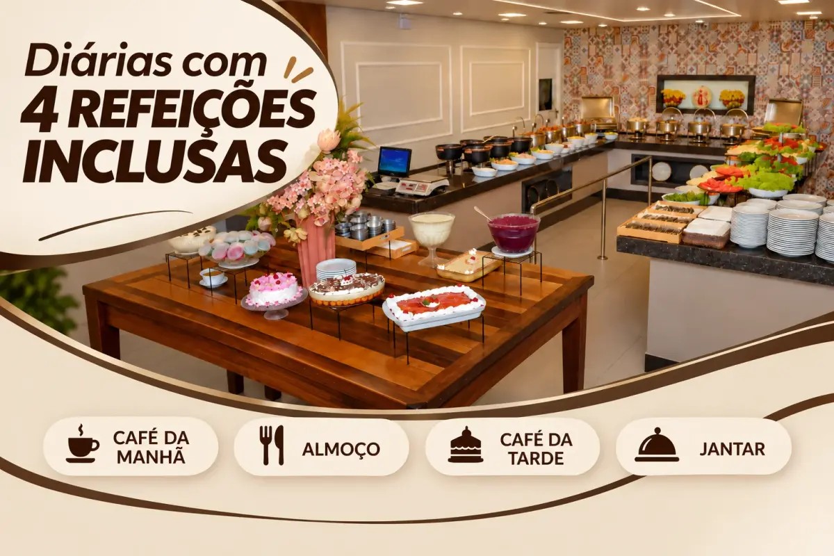 Material informativo sobre quatro refeições diárias